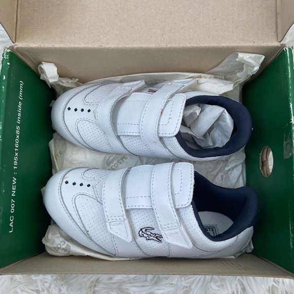 New Lacoste white Unisex shoes size 9 - Picture 1 of 4